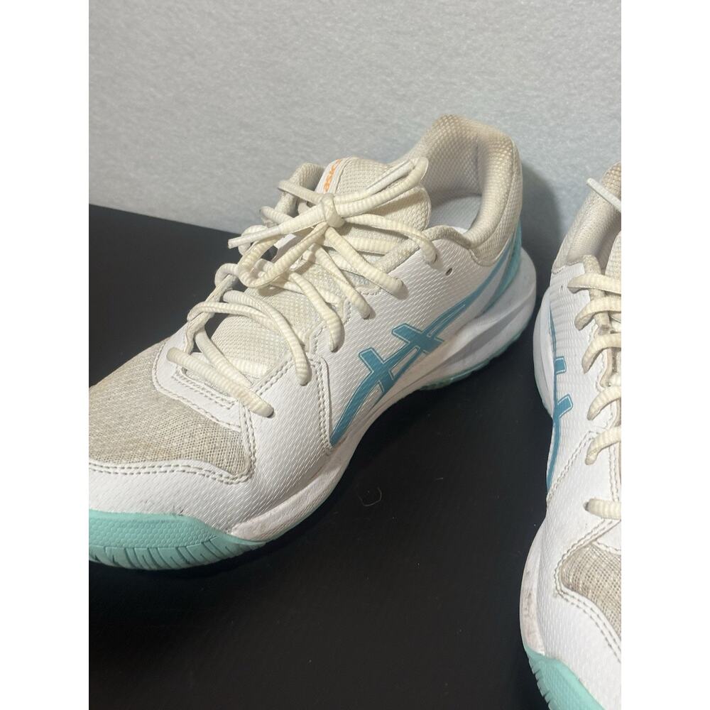 ASICS Women’s Gel-Dedicate 8 Size 8.5 Wht & Blu - Picture 3 of 8